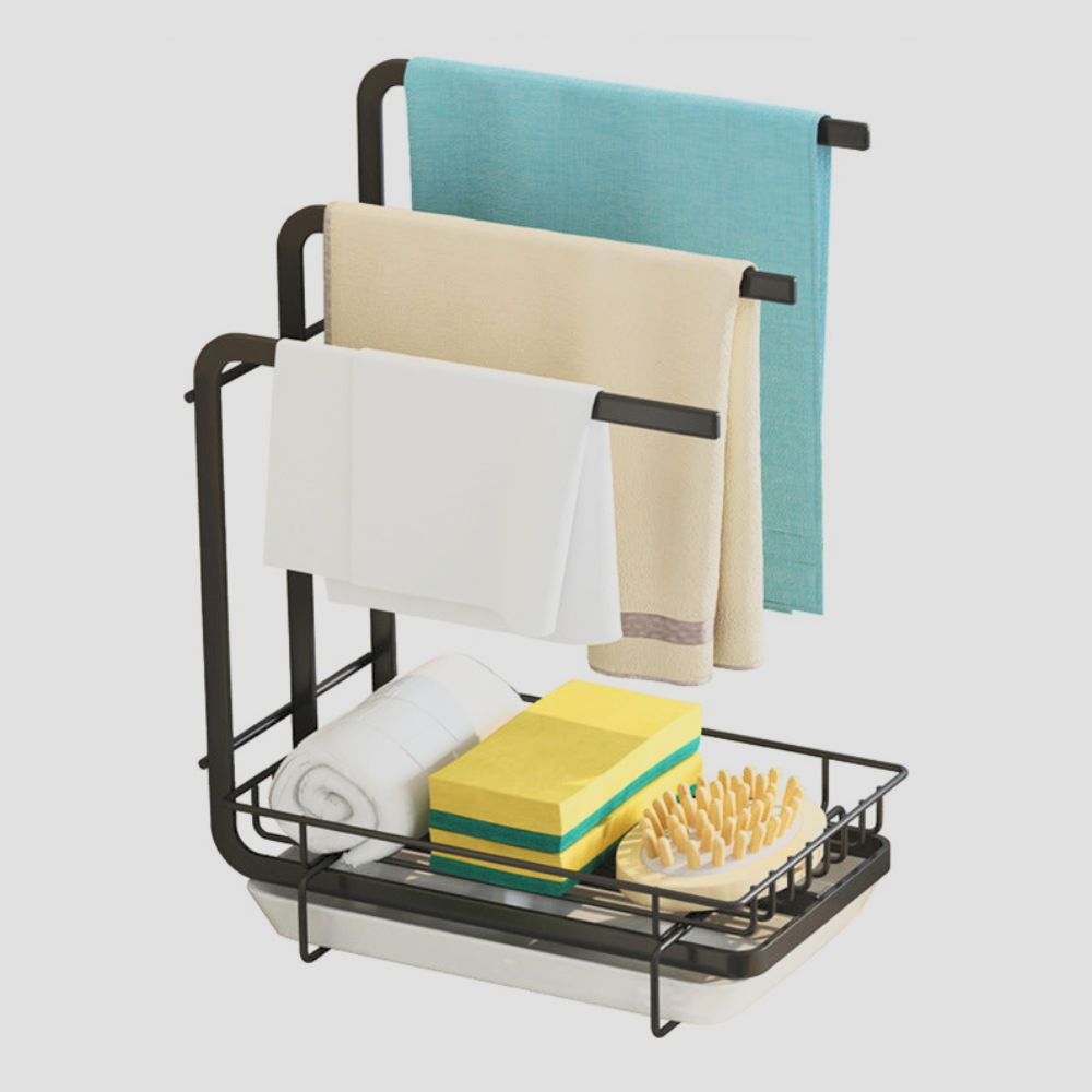 CookFlow™ Space-Max Kitchen Towel Rack