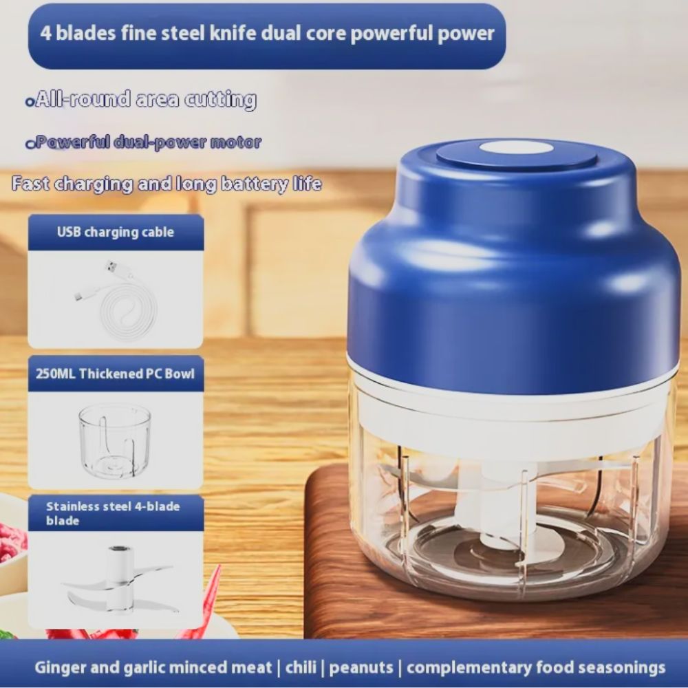 One-Touch Electric Garlic Press