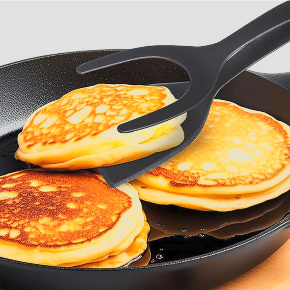 Heat-Resistant Nylon Cooking Tongs & Spatula
