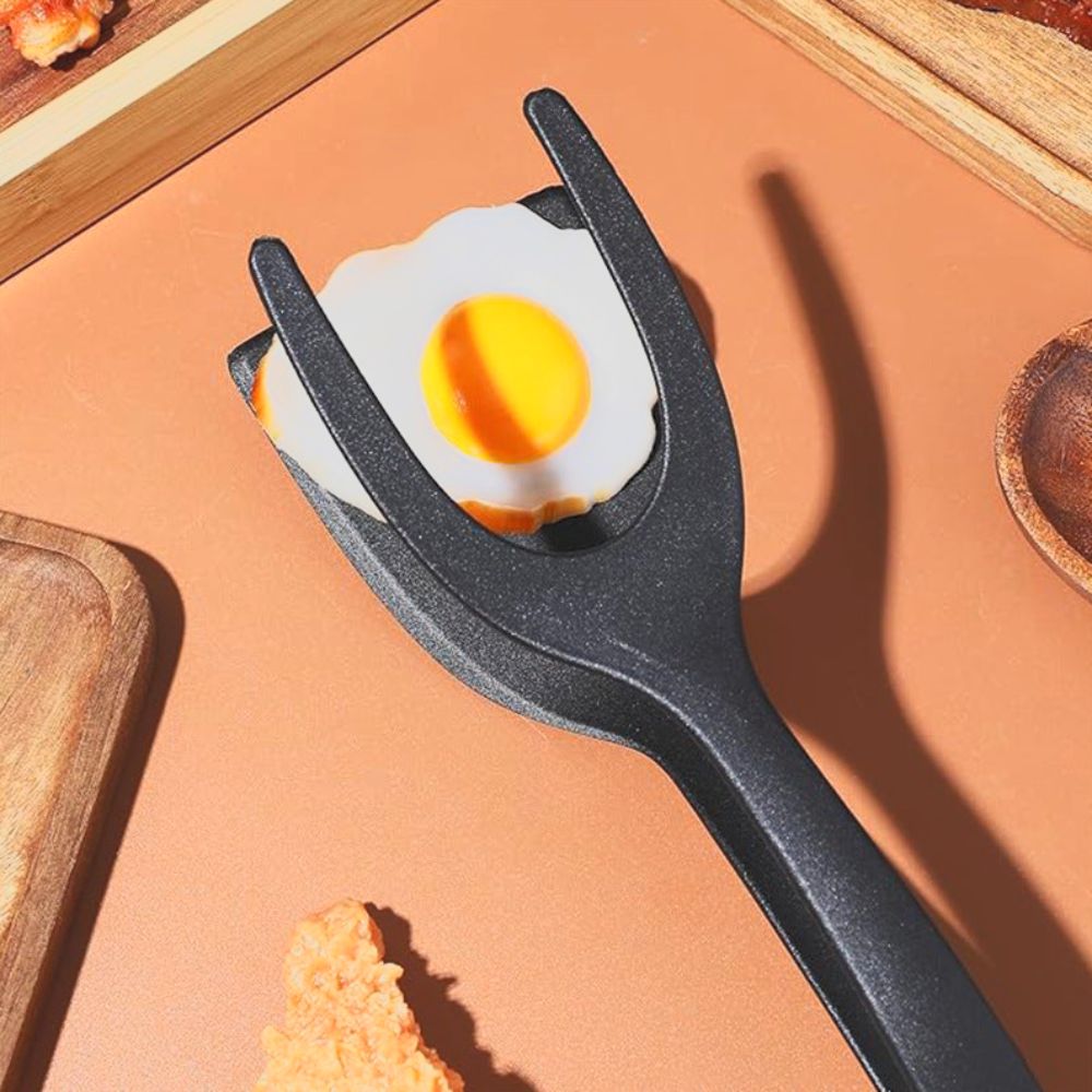 Heat-Resistant Nylon Cooking Tongs & Spatula