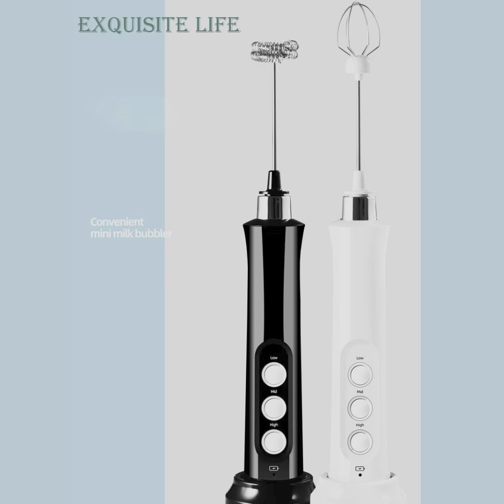 FrothPro™ 3-in-1 Rechargeable Milk Frother