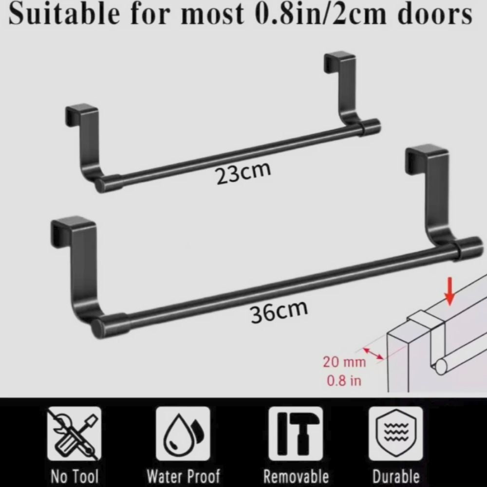 TowelPro™ Over-Cabinet Kitchen Towel Holder