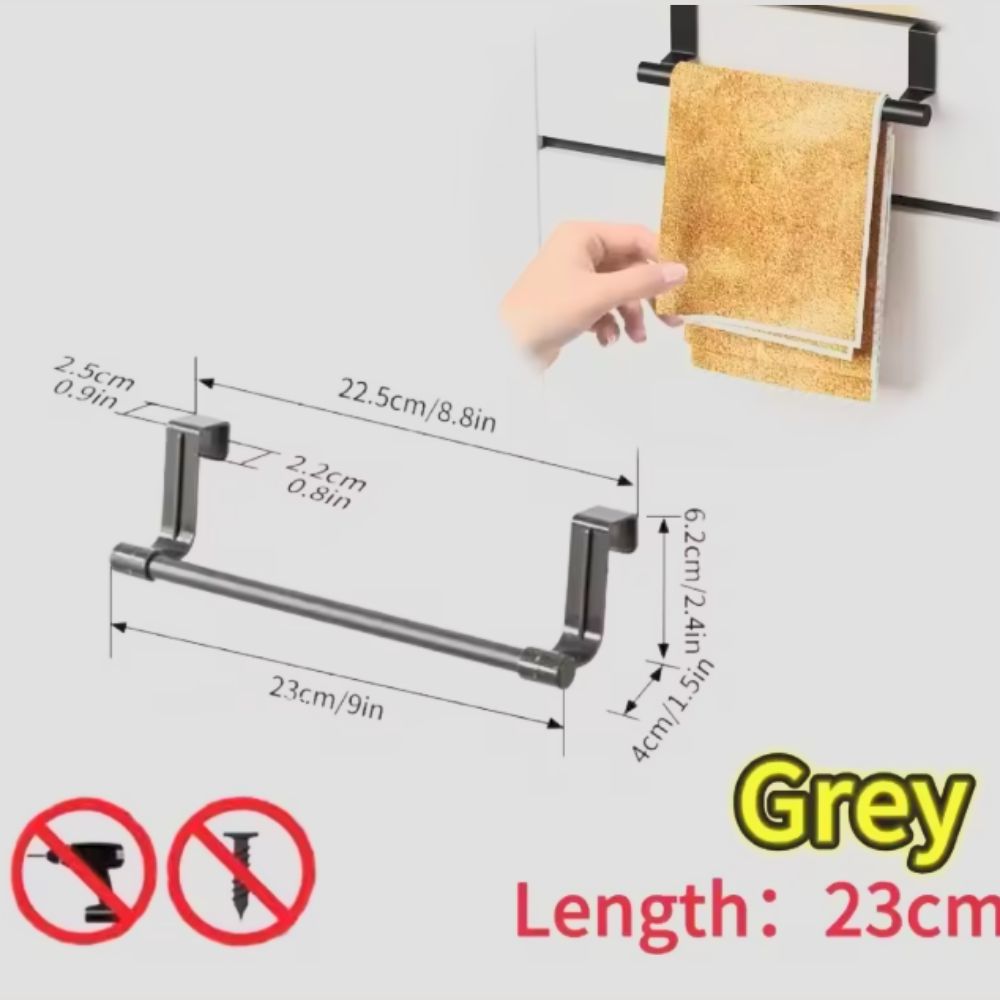 TowelPro™ Over-Cabinet Kitchen Towel Holder