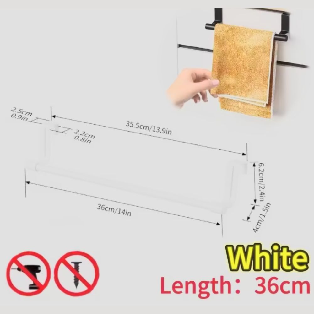 TowelPro™ Over-Cabinet Kitchen Towel Holder