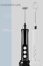 Rechargeable Electric Milk Frother | 3-in-1 Handheld Milk Foam Maker for Coffee, Matcha & Baking