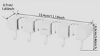 CleanGrip™ Wall-Mounted Broom & Mop Holder