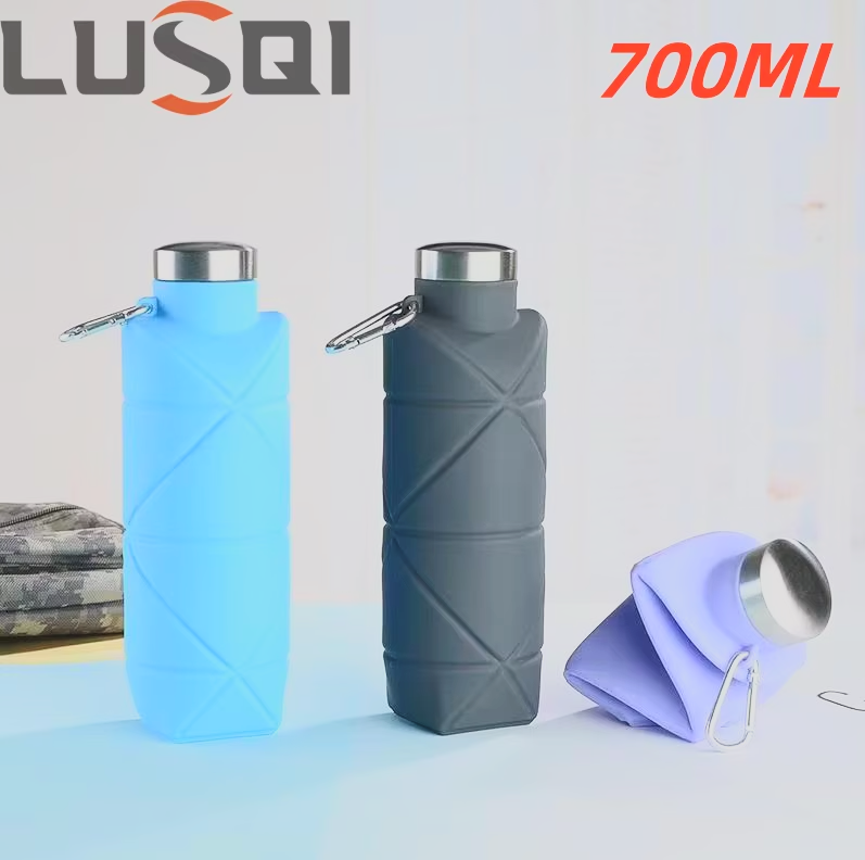 FlexiFlow™ 700ml Collapsible Sports Water Bottle