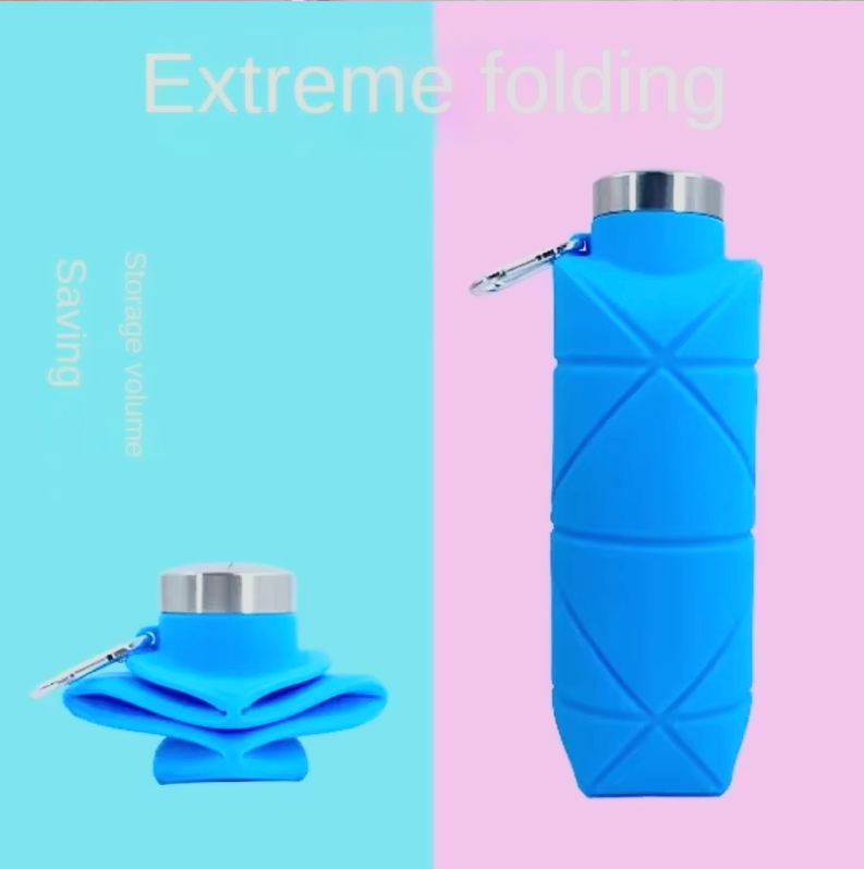 FlexiFlow™ 700ml Collapsible Sports Water Bottle