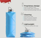 FlexiFlow™ 700ml Collapsible Sports Water Bottle