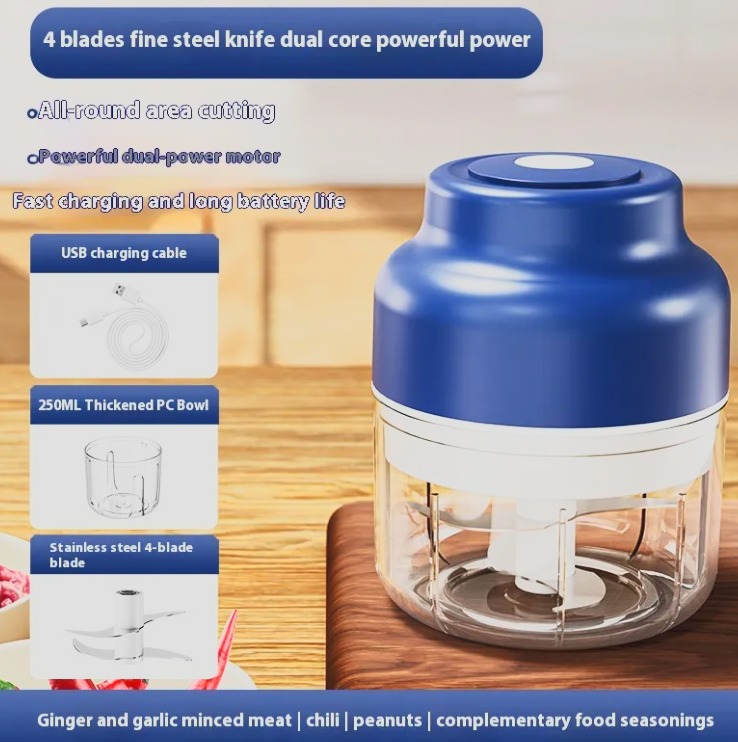 One-Touch Electric Garlic Press