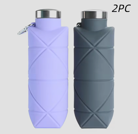 FlexiFlow™ 700ml Collapsible Sports Water Bottle